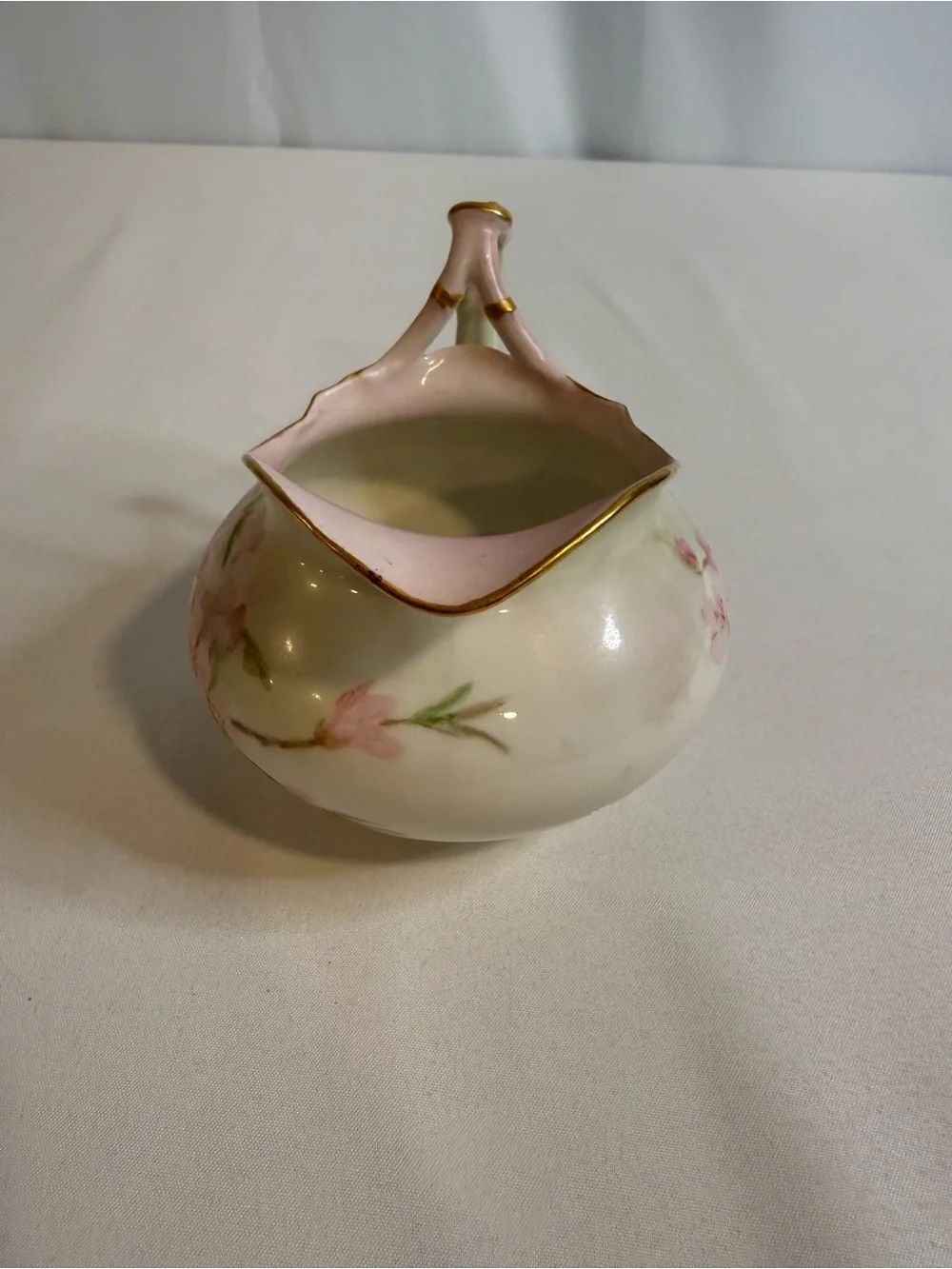 Antique JPL Jean Pouyat Limoges Cherry Blossom Creamer 🌸